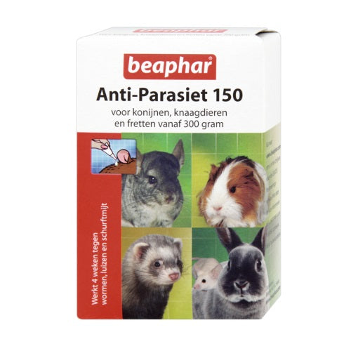 Beaphar Anti-parasiet 150 knaag/vogel 4 pip BP19911