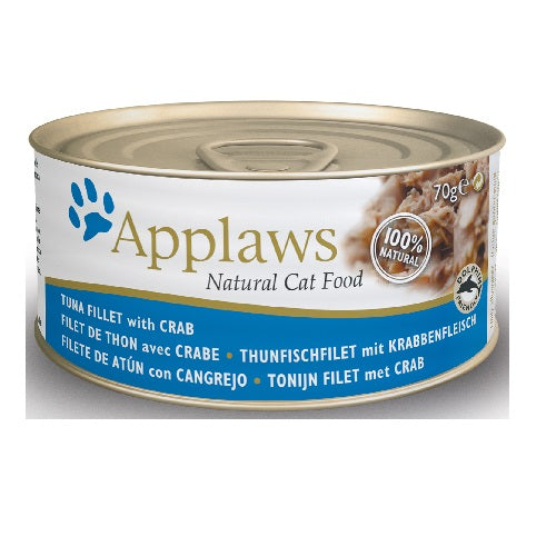 Applaws Blik kat tonijn/krab 70 gr 413054