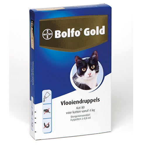 Bayer Bolfo gold kat 80 4 stuks  6354