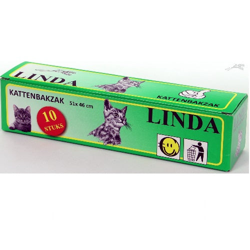 Linda LIN kattenbakzakken 10 st LIN398per12