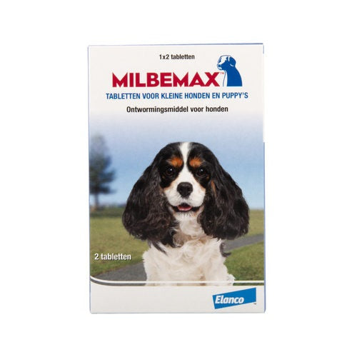 Milbemax Ontworming hond klein 2 tabl. MILB004G