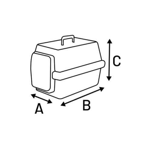 Flamingo Transportbox nomad grijs XL 513774