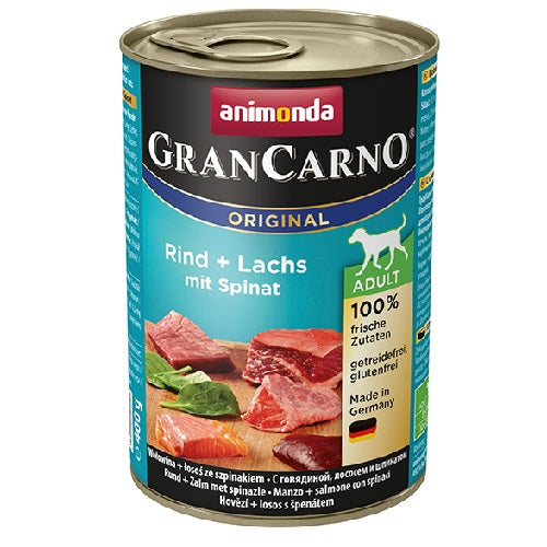 Animonda Grancarno rund/zalm met spinazie 400 gr AM82754