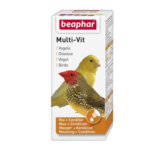 Beaphar Multi-vitaminen vogels 20 ml BO14493
