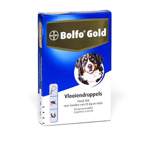 Bayer Bolfo gold hond 400 2 stuks  5866