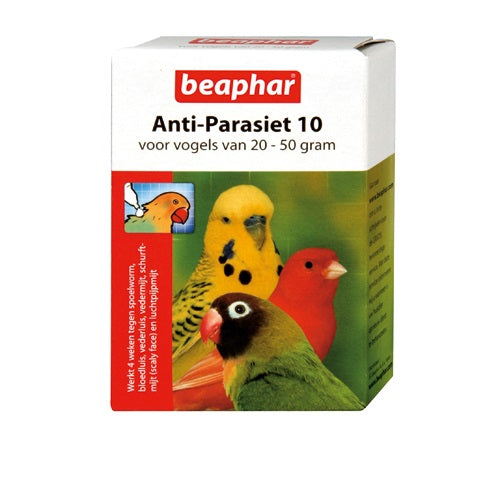 Beaphar Anti-parasiet 10 vogel 2 pipet BO36137