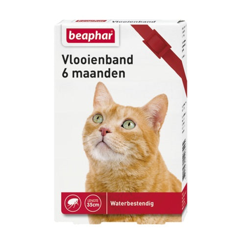 Beaphar Vlooienband kat rood BP32654