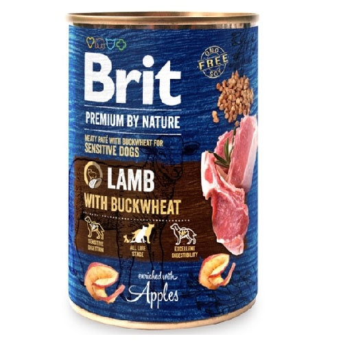 Brit BC blik paté lamb with buckwheat 100321
