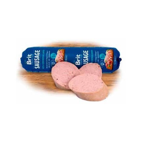 Brit BC sausage kip&lam 800gr 10260