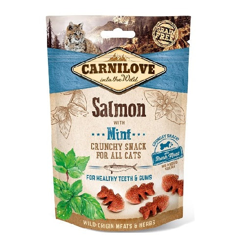 Carnilove CL crunchy snack cat salmon/mint 50 gr 1071