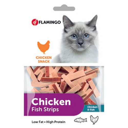 Flamingo Cat chicken fish strips 85 gr 502933