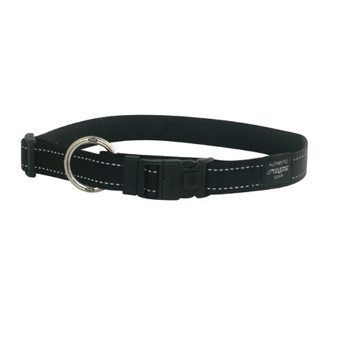 Rogz Classic collar XL zwart RHB05A