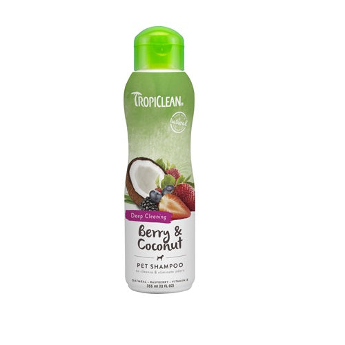 Tropiclean Shampoo berry & coconut grondige reiniging 355 ml TC20249