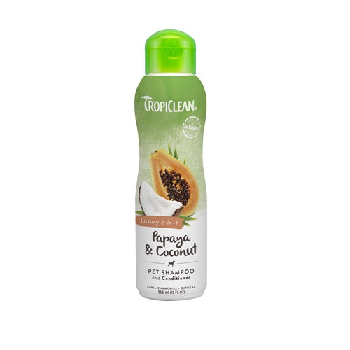 Tropiclean Shampoo en conditioner papaya & coconut 355 ml TC20250