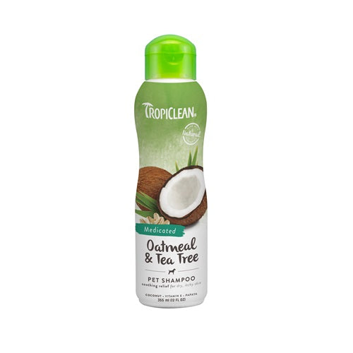 Tropiclean Shampoo oatmeal & tea tree verzachtend 355 ml TC20246