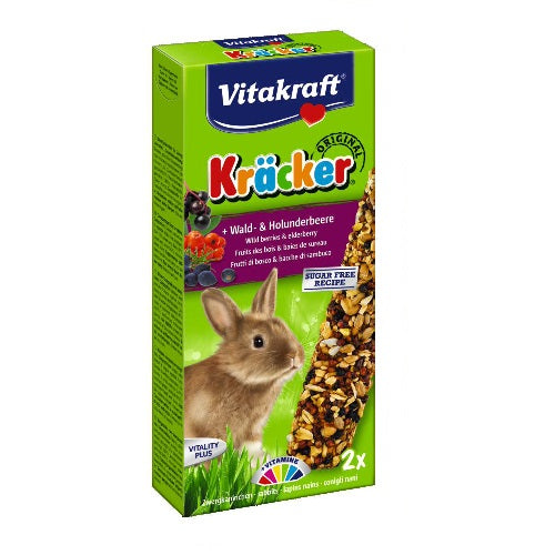 Vitakraft Kracker konijn bosbes/vlierbes 2 st 25004
