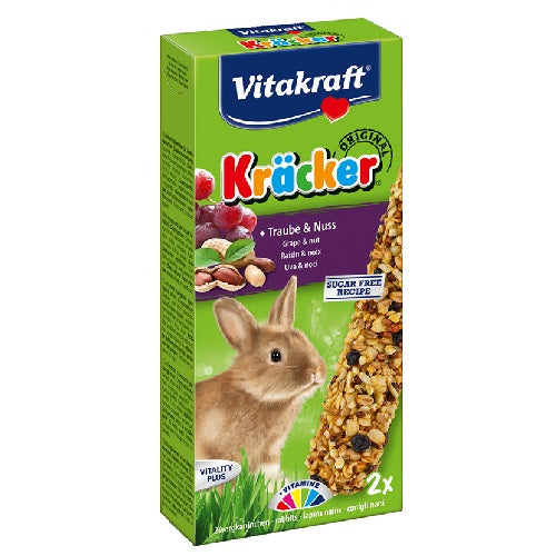 Vitakraft Kracker konijn druif/noot 2 st 25016